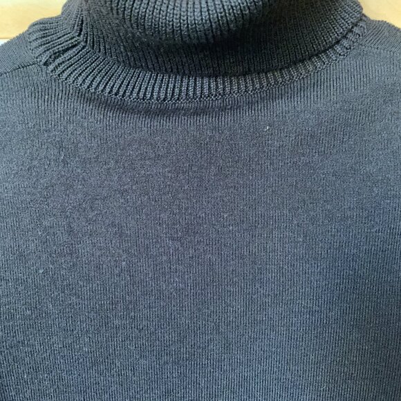  BOGNER LUXURY  Knit Turtleneck Sweater Logo Sleeve - Picture 9 of 9